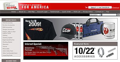 ShopRuger.com Offers Enhanced On-Line Shopping Experience