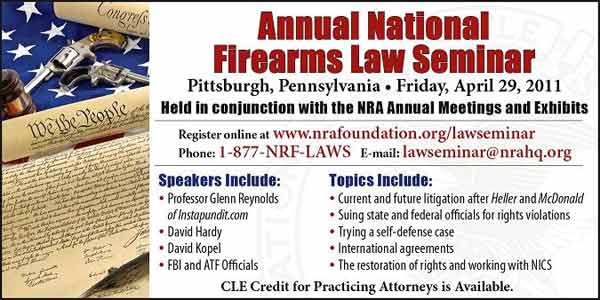 Law School & College Students Invited to National Firearms Law Seminar