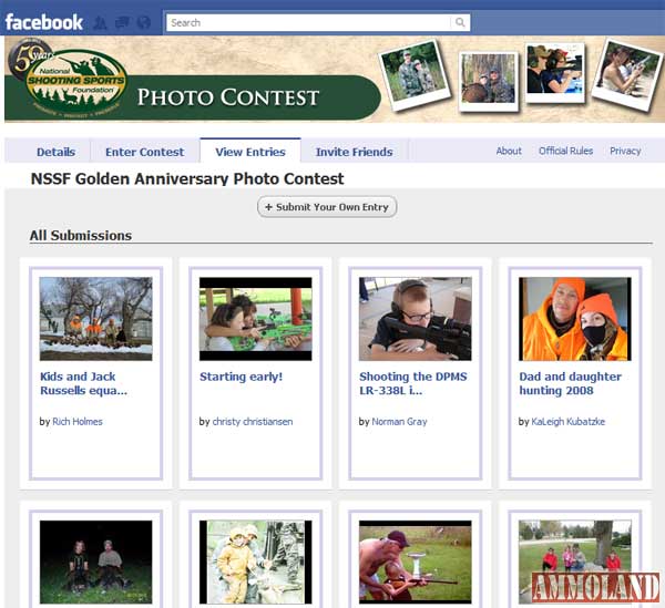 NSSF Facebook Photo Contest Continues with $50 Top Prize Each Month
