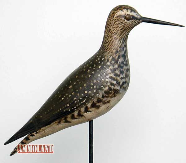 Greater yellowlegs Decoy by A.E. Crowell