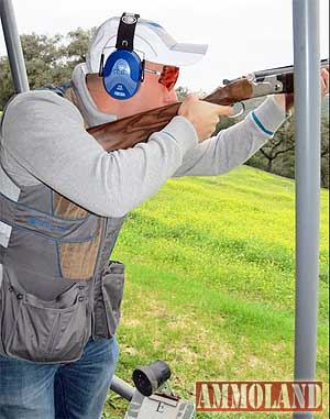 Vincent Hancock Olympic gold medal champion, Vincent Hancock, shooting a Beretta 692 at the La Almenara shooting range.