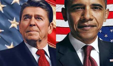 Comparing Two Inaugural Speeches, Reagan's and Obama's