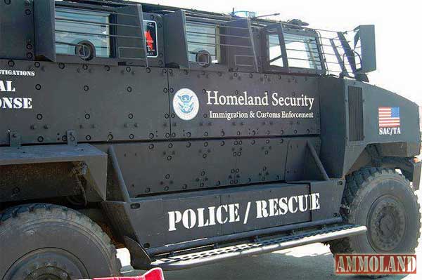 DHS MRAP Vehicle