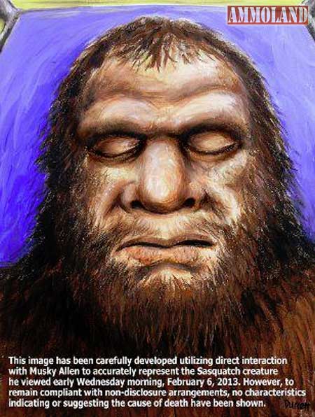 Dead Bigfoot Sketch
