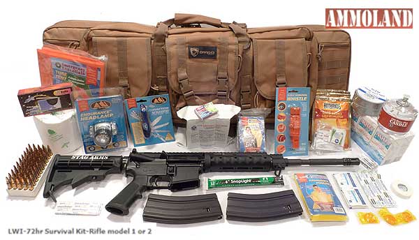 LAN World 72hr Survival Kit-Rifle model 1 or 2 