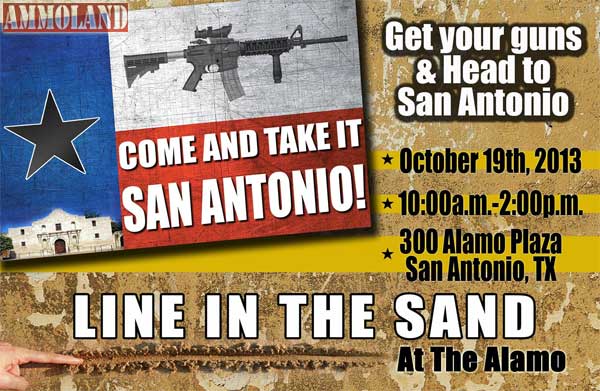 Come And Take It San Antonio: Line In The Sand