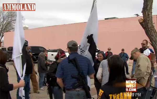 Members of Come and Take It in Andrew, Texas Image courtesy newswest9.com