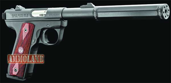 SureFire SF Ryder 22 Suppressor on Ruger Pistol SureFire SF Ryder 22 Suppressor on Ruger Pistol