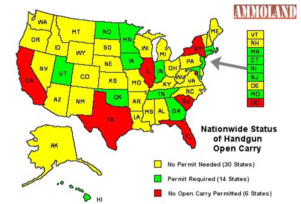 Open Carry Map Open Carry Map