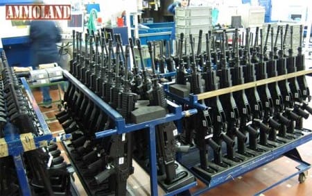 Racks Of Beretta Firearms