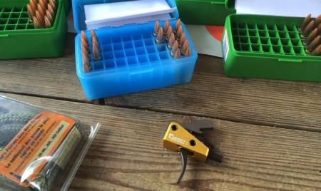 I shot groups with proven accurate handloads before and after the Timney Trigger installation.