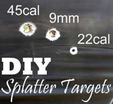 DIY Splatter Targets