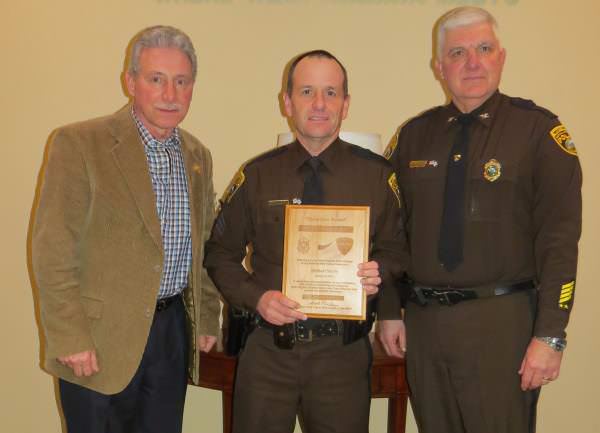 West Virginia DNR Presents Awards to Mark Clarke, and Cpl. Michael Sibole