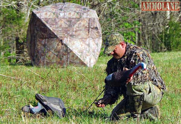 A portable blind excels at concealing movement and keeping hunters comfortable during unpredictable early season weather.