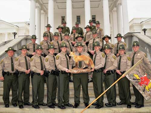 Virginia DGIF Basic Law Enforcement Academy Graduates Class