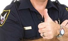 Police Thumbs Up