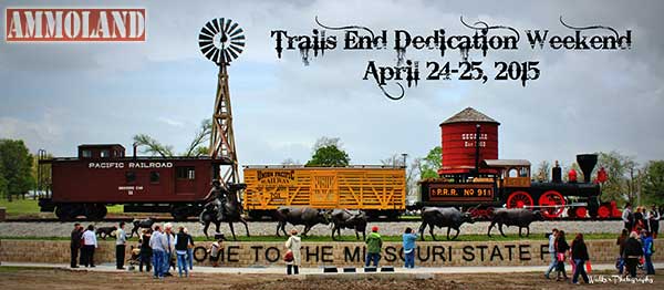 Starline Brass Trail's End Plaza Dedicated to Missouri State Fairgrounds in Sedalia