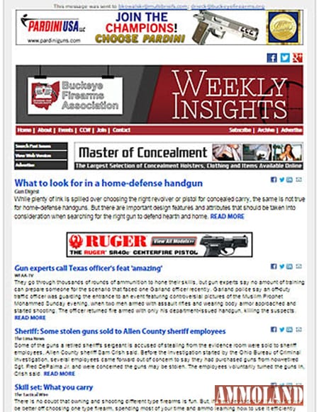 Buckeye Firearms Association Launches 'BFA Weekly Insights'