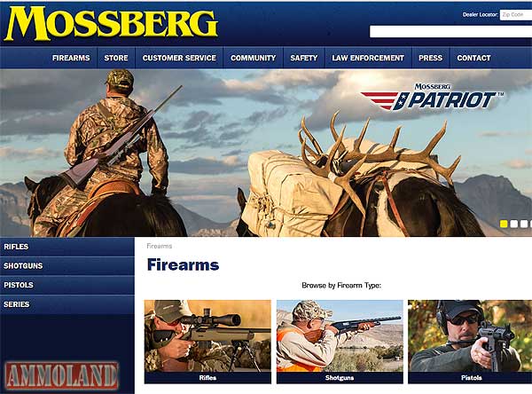New Mossberg Firearms Website Goes Live