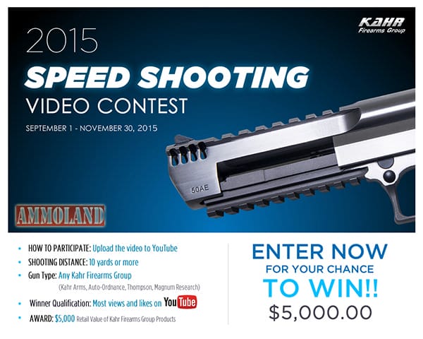 Kahr Sponsors Speed Shooting Video Contest