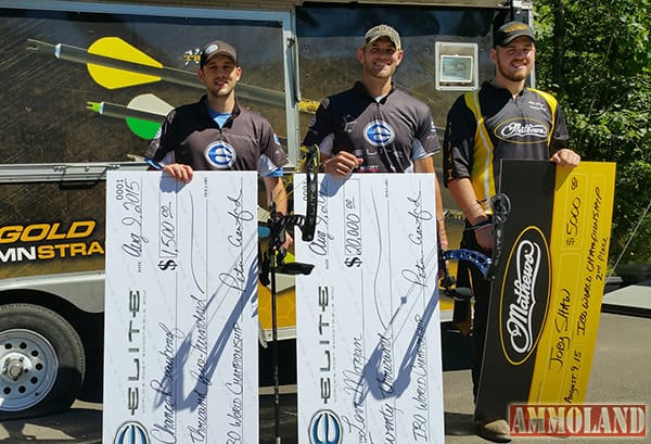 Gold Tip Sweeps IBO World Championship Men's Podium