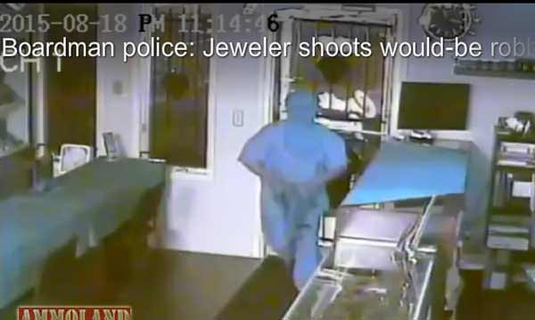 Ohio Jeweler Shoots Would-Be Robber, Stops Theft of $100,000+