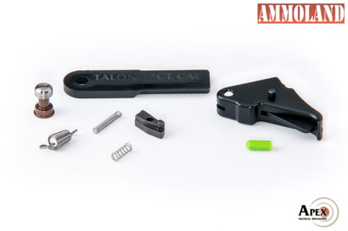 Apex Flat-Faced Action Enhancement Trigger for the popular Smith & Wesson M&P Shield pistol