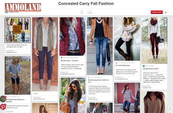 Concealed Carry Fall Fashion