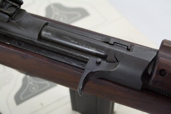 This short stroke piston rifle has enough similarities that it was often called "the baby Garand"
