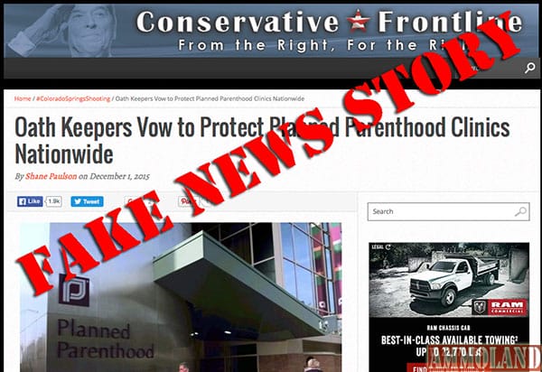The Story Claiming the Oath Keepers Are Providing Security for Planned Parenthood Is Completely FALSE