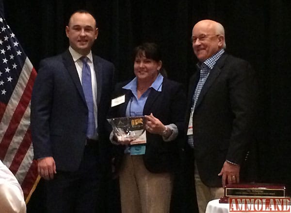 Doreen Garrett Presented with Award at Sportsmen's Alliance Reception