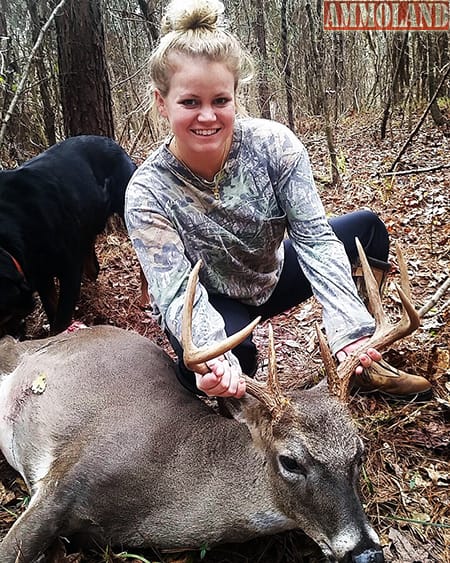 Gracie Smith bagged this 8-point buck in the Grady community in Montgomery County. Deer season ends on Wednesday, Feb. 10.
