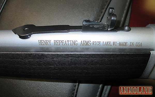 Henry Repeating Arms made in Rice Lake, Wisconsin