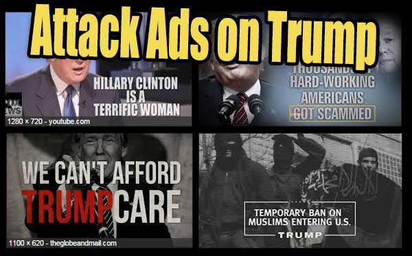 Attack Ads onTrump