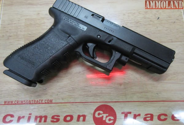 Glock 17 with Crimson Trace red GLS-630