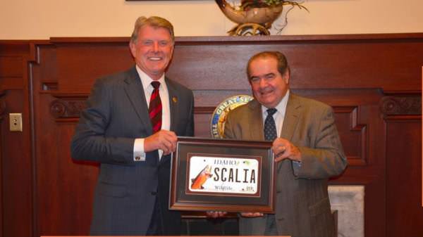 Governor Otter of Idaho with Justice Scalia