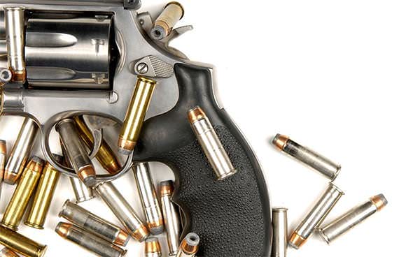 Handgun Revolver with 357 ammo