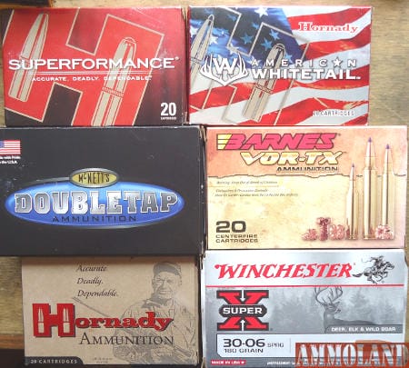 There is a very large selection of 30-06 ammo which helps make it more popular