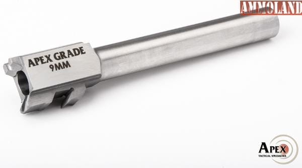 Apex Grade 9mm Semi Drop-In Barrel for the Smith & Wesson M&P