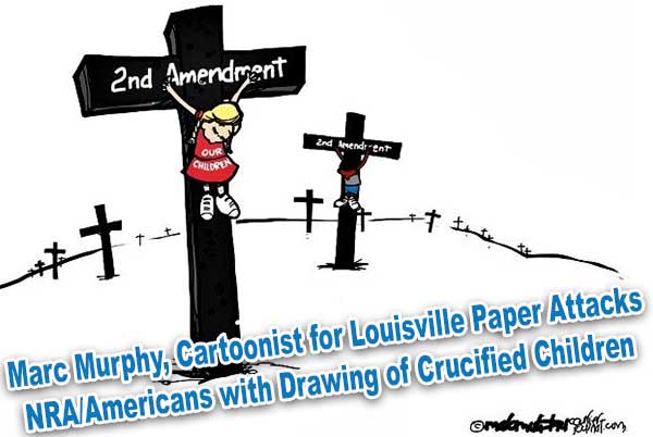 Cartoonist Marc Murphy attacks NRA