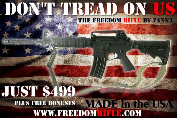 Don't Tread on US – The Freedom Rifle by Zanna