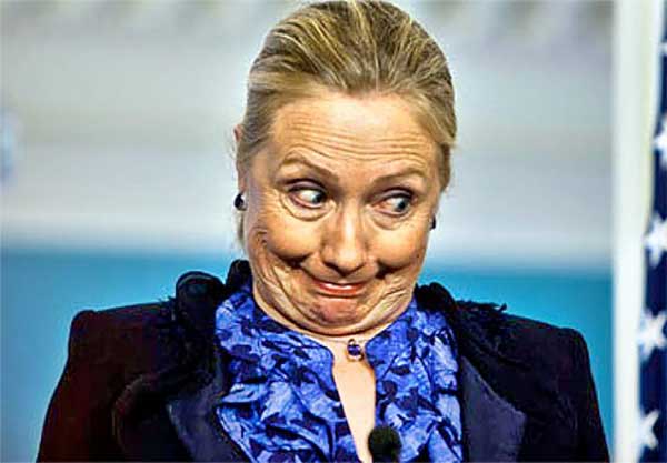 Hillary Clinton Ugly Chins