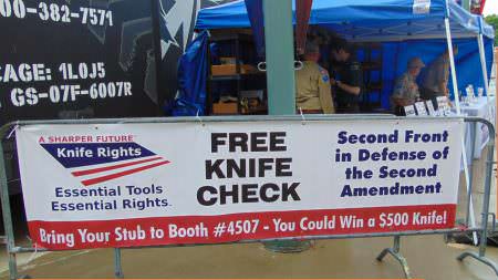 Knife Check at NRA 2016 Louisville