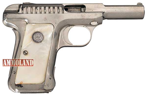 Rare Savage Arms Model 1915 Semi-Automatic Pistol with Pearl Grips