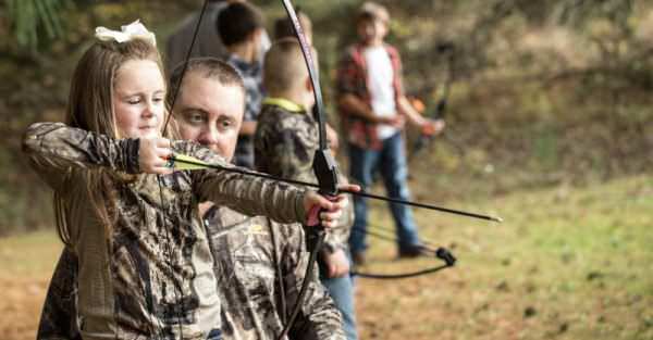 Barnett's youth archery line.