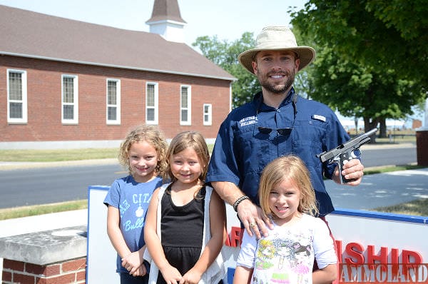 Will Murray visited the National Matches for the first time this year. With him, he brought his daughters (Carolina, Aurora and Stella) as well as a unique piece of CMP history.