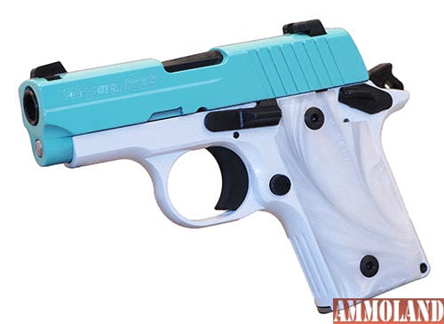 Robin's Egg Blue Sig Sauer P238 .380 ACP