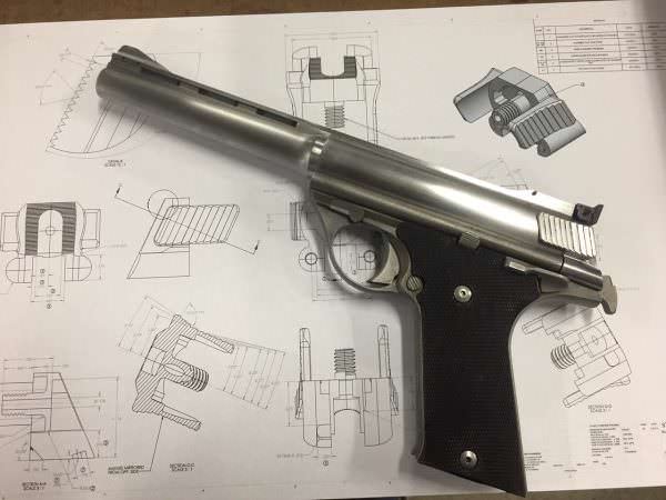 Auto Mag prototype upper on original lower.