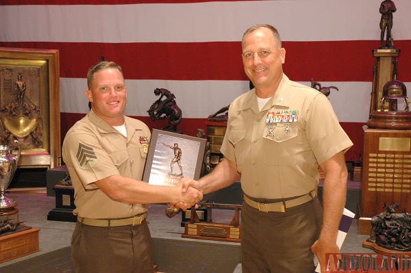 Sgt. Antonio DiConza of the U.S. Marine Corps broke a 31-year record during the National Trophy Team Match to become the High Individual of the event.