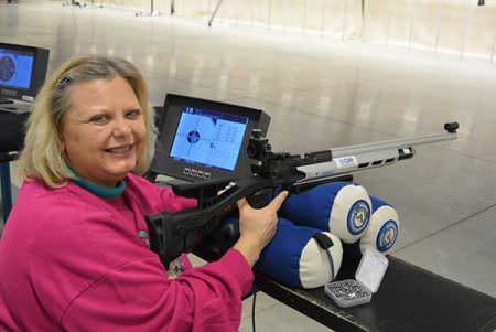 Kathy Tribble was the overall winner in the National Match 30 Shot Bench League precision match. She is also a regular at the air range Open Public Nights. 